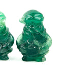 Fluorite Santa Carvings - 3 pcs (#225967)