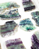 Rainbow Fluorite Slabs - 8 pcs (#226095)