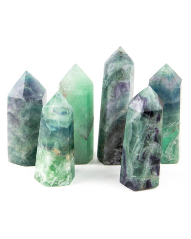 Fluorite Towers - 6 pcs (#225975)