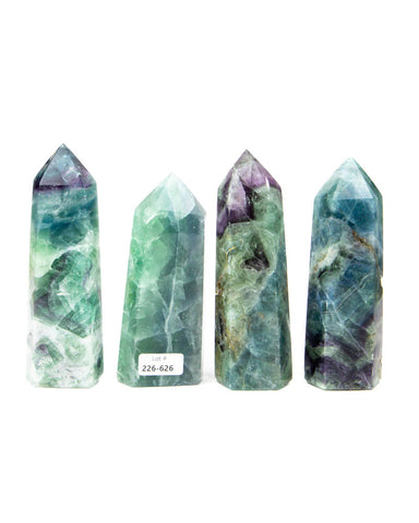 Fluorite Towers - 4 pcs (#226626)