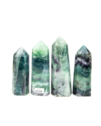 Fluorite Towers - 4 pcs (#226628)