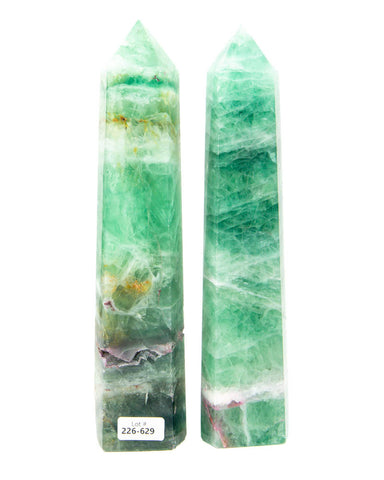 Fluorite Towers - 2 pcs (#226629)