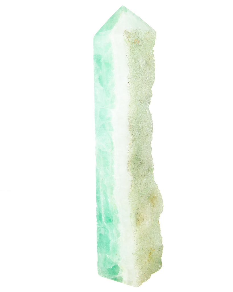 Fluorite Tower with Druzy - 6.73 lb (#226710)