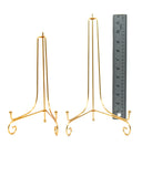 Gold Metal Plate Stands