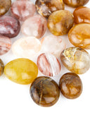 Golden Healer/Fire Quartz Palm Stones - 20 pcs (#225898)