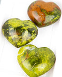 Green Opal Hearts - 3 pcs (#225901)