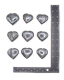 Hematite Heart (50mm)