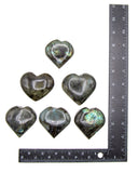 Labradorite Hearts (India) - Medium