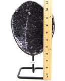 Dark Amethyst Druzy on Stand - 3.37 kg (#225240)