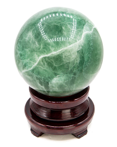 Fluorite Sphere with Stand - 26.38 lb (#225333)