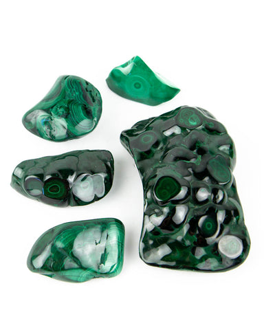 Malachite Free Forms - 5 pcs (#226023)