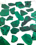 Malachite Polished Slabs - 24 pcs (#225886)