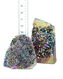 Metallic Plated Amethyst Druzy - 2 pcs (#226707)
