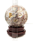 Mexican Sardonyx Sphere - 11.93 lb (#226432)