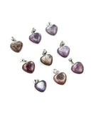 Mica Lepidolite Heart Pendant