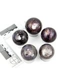 Mica Lepidolite Spheres - 5 pcs (#226036)