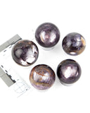 Mica Lepidolite Spheres - 5 pcs (#226037)