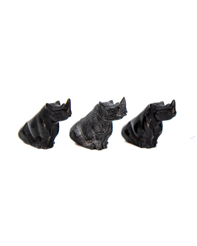 Mini Rhino Carving (Obsidian)