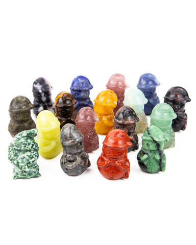 Mini Snowman Carvings