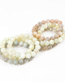 Moonstone Bracelets 10mm - 6 pcs (#225974)