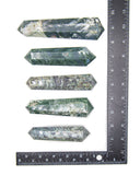 Moss Agate Double Terminated Point