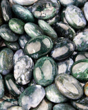 Moss Agate Palm Stone