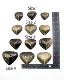 Obsidian Hearts (Gold Sheen)