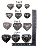 Obsidian Hearts (Silver Sheen)