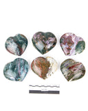 Ocean Jasper Hearts - 6 pcs (#225703)