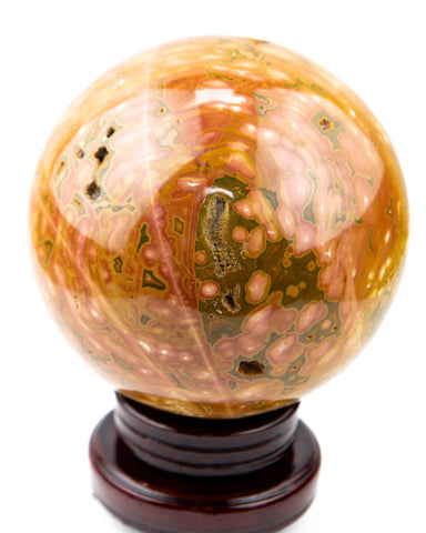 Ocean Jasper Sphere - 10.24 lb (#226331)