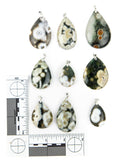 Orbicular Jasper Teardrop Pendant