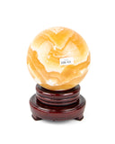 Orange Calcite Sphere - 5.91 lb (#226123)