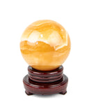 Orange Calcite Sphere - 5.91 lb (#226123)