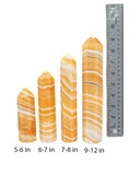 Orange Calcite Tower - Large