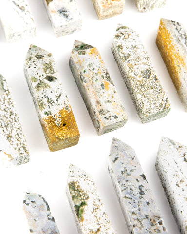 Orbicular Jasper Towers (1 lb lot)