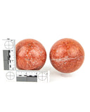 Orchid Calcite Spheres - 2 pcs (#226131)