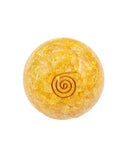 Orgonite Sphere - Yellow Quartz (Dyed)
