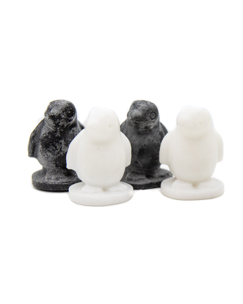 Penguin on a Pedestal Carving