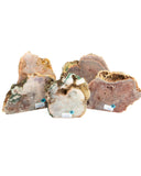 Pink Amethyst Cut Base - 5 pcs (#226682)