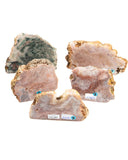 Pink Amethyst Cut Base - 5 pcs (#226684)