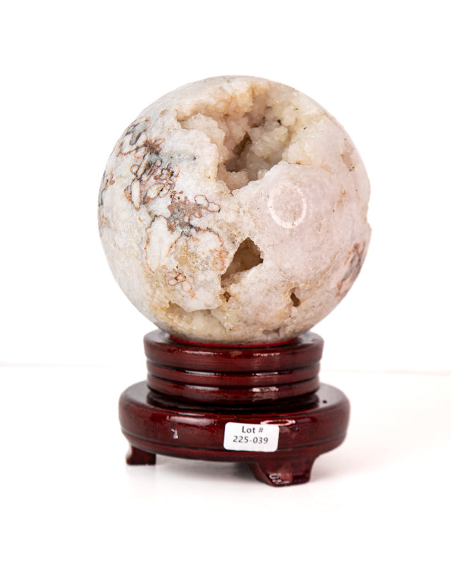 Pink Amethyst Druzy Sphere - 2.7 kg (#225039)