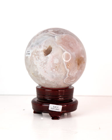 Pink Amethyst Druzy Sphere - 2.62 kg (#225043)