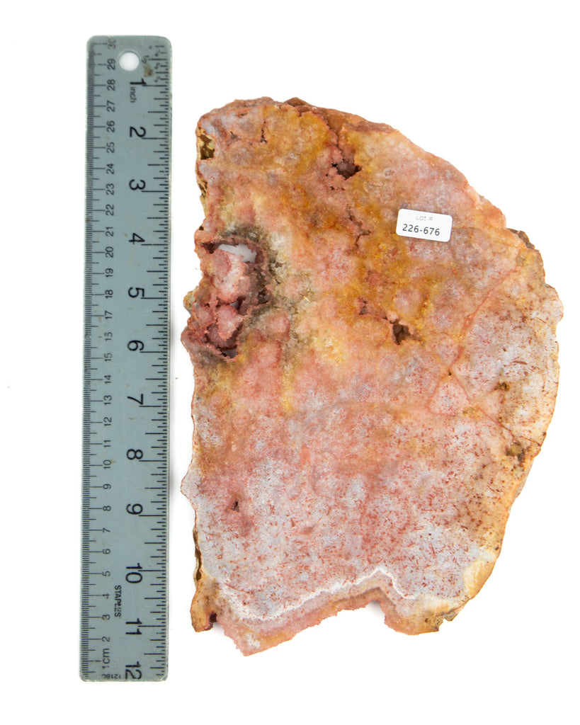 Pink Amethyst Slice - 2.81 lb (#226676)