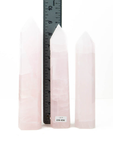 Pink Calcite Towers - 3 pcs (#226656)