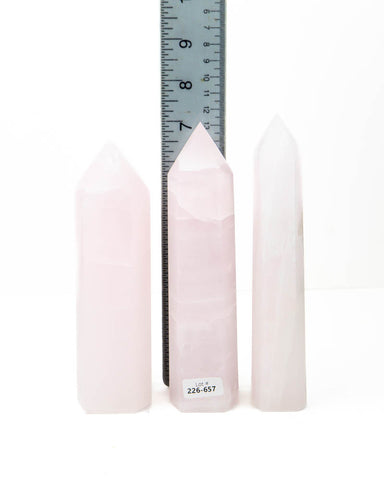 Pink Calcite Towers - 3 pcs (#226657)