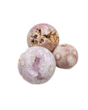 Druzy Sphere (Pink Amethyst/Flower Agate)