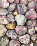 Pink Tourmaline Heart (50mm)