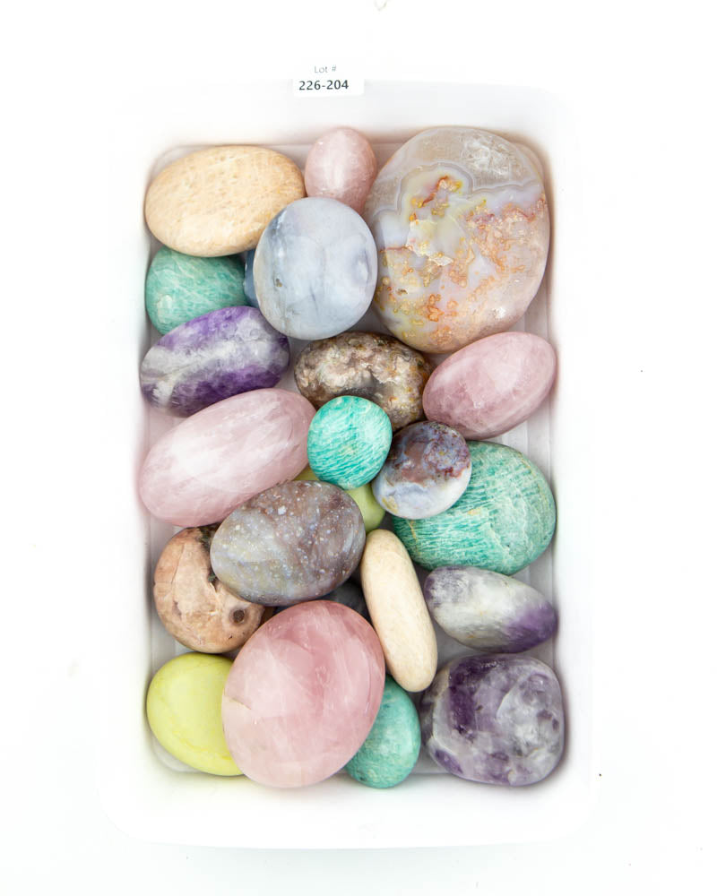 Spring Mix Palm Stones - 23 pcs (#226204)