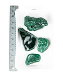 Polished Malachite Free Forms - 4 pcs (#226562)