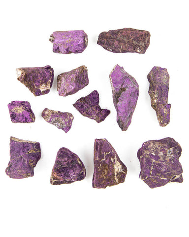 Rough Purpurite - 13 pcs (#225989)